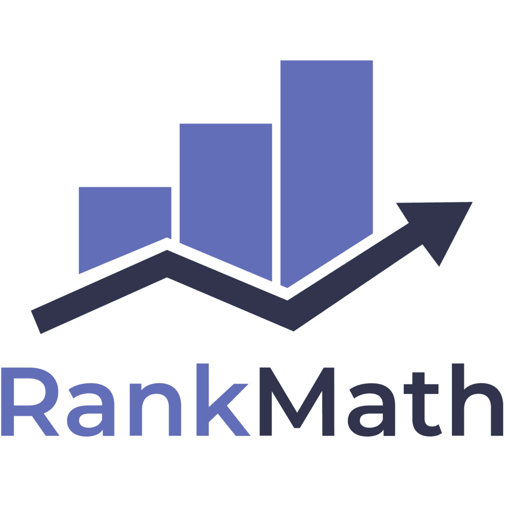 A simple version of the RankMath logo